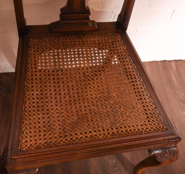 Pair Of Walnut Bergere Hall Chairs SAI1069 - Image 5