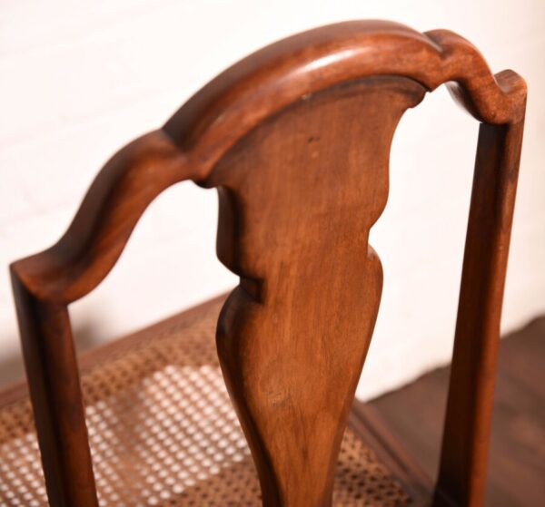 Pair Of Walnut Bergere Hall Chairs SAI1069 - Image 10