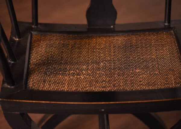 Chinese Black Lacquered Arm Chair SAI1085 Antique Chairs 10