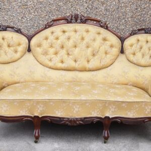 Victorian Mahogany Button Back Settee SAI1102 Antique Furniture