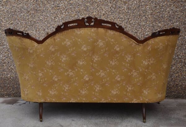Victorian Mahogany Button Back Settee SAI1102 Antique Sofas 7