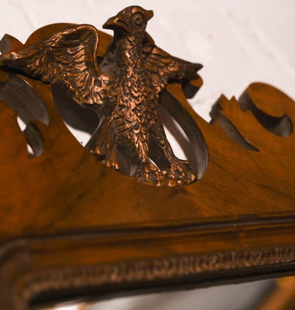 Chippendale Style Walnut Wall Mirror SAI1140 - Image 4