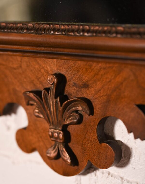 Chippendale Style Walnut Wall Mirror SAI1140 - Image 3