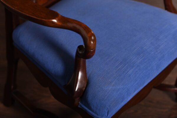 Pair Of Dutch Mahogany Low Arm Chairs SAI1173 - Image 8