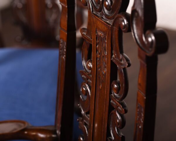 Pair Of Dutch Mahogany Low Arm Chairs SAI1173 - Image 4