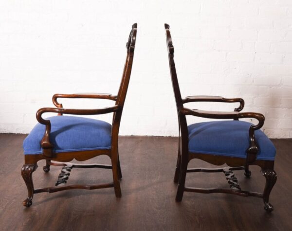 Pair Of Dutch Mahogany Low Arm Chairs SAI1173 Antique Chairs 7