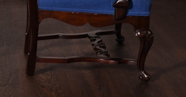 Pair Of Dutch Mahogany Low Arm Chairs SAI1173 - Image 6
