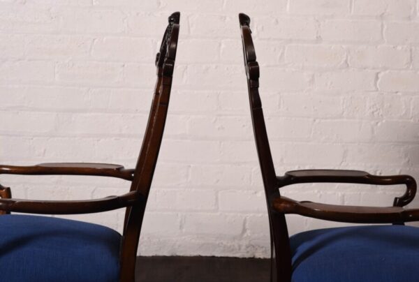 Pair Of Dutch Mahogany Low Arm Chairs SAI1173 - Image 16