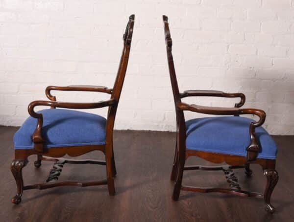Pair Of Dutch Mahogany Low Arm Chairs SAI1173 - Image 15