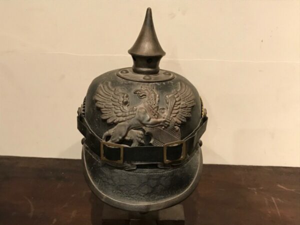 German late19th century military helmet Antique Collectibles 3