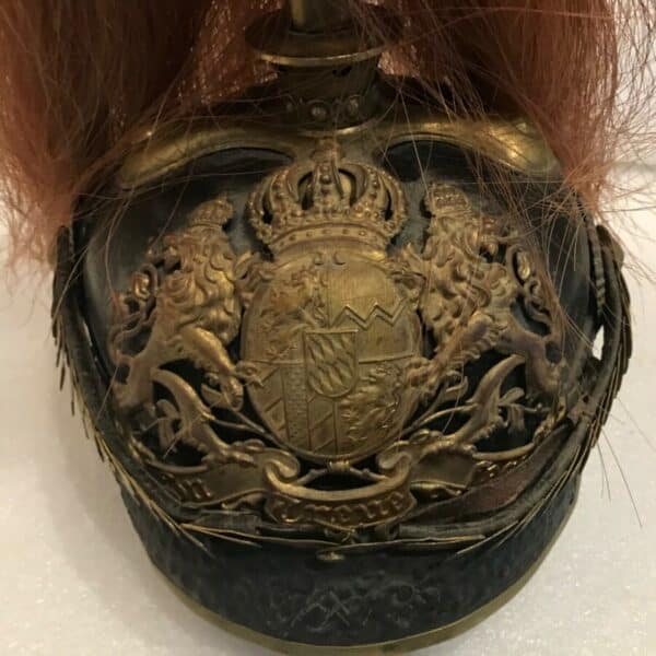 German officers pickelhaube Antique Collectibles 5