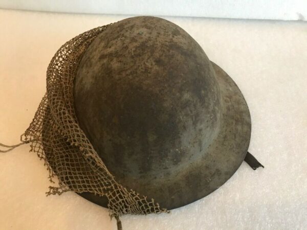 1WW BRITISH BRODIE HELMET Antique Collectibles 4