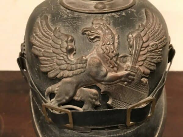 German late19th century military helmet Antique Collectibles 4
