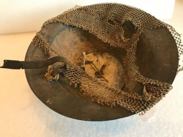 1WW BRITISH BRODIE HELMET Antique Collectibles 6