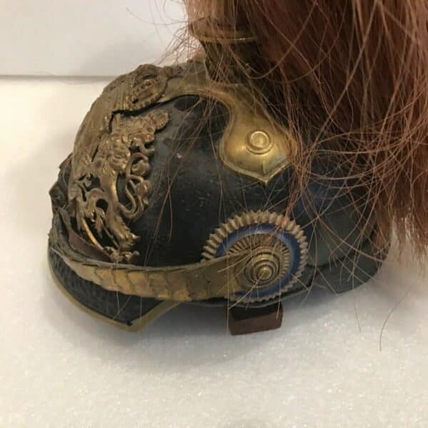 German officers pickelhaube Antique Collectibles 7