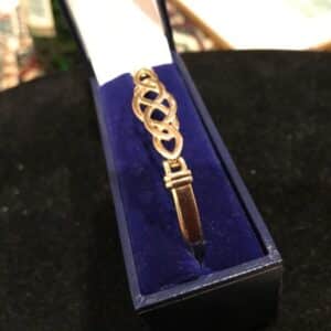 Lady’s 9CT gold Celtic bangle Antique Jewellery