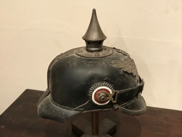 German late19th century military helmet Antique Collectibles 8