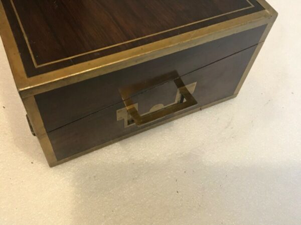 ANTIQUE VICTORIAN COROMANDEL WRITING SLOPE - - SECRET DRAWERS - Image 9