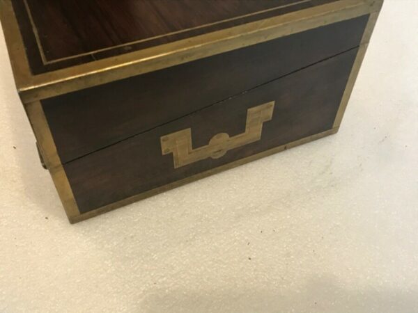 ANTIQUE VICTORIAN COROMANDEL WRITING SLOPE - - SECRET DRAWERS - Image 10