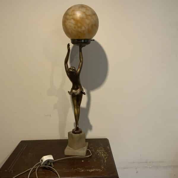 Art Deco Lady holding the lamp - Image 17