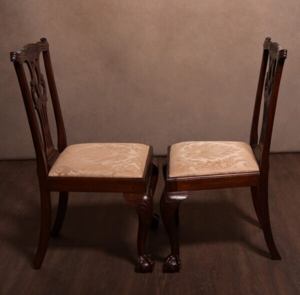 Pair Of Chippendale Style Chairs SAI1396 - Image 17
