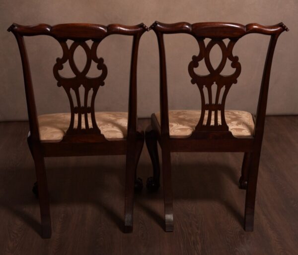 Pair Of Chippendale Style Chairs SAI1396 - Image 9