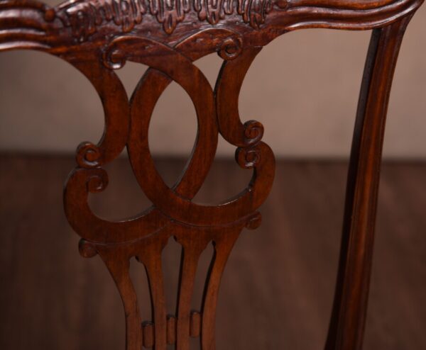 Pair Of Chippendale Style Chairs SAI1396 - Image 4