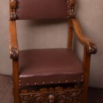 Victorian Oak Arm Chair SAI1439 Antique Chairs