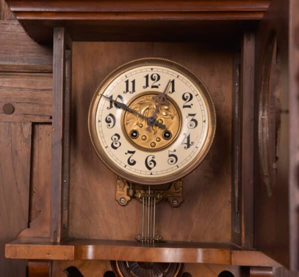Edwardian German Wall Clock SAI2520 - Image 6