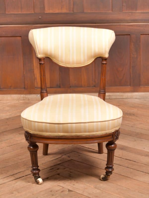 Edwardian Walnut Nursing Chair SAI2514