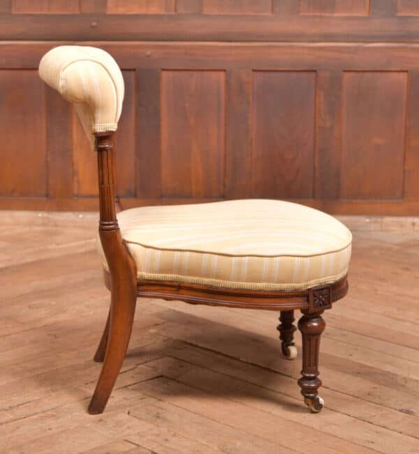 Edwardian Walnut Nursing Chair SAI2514 - Image 3