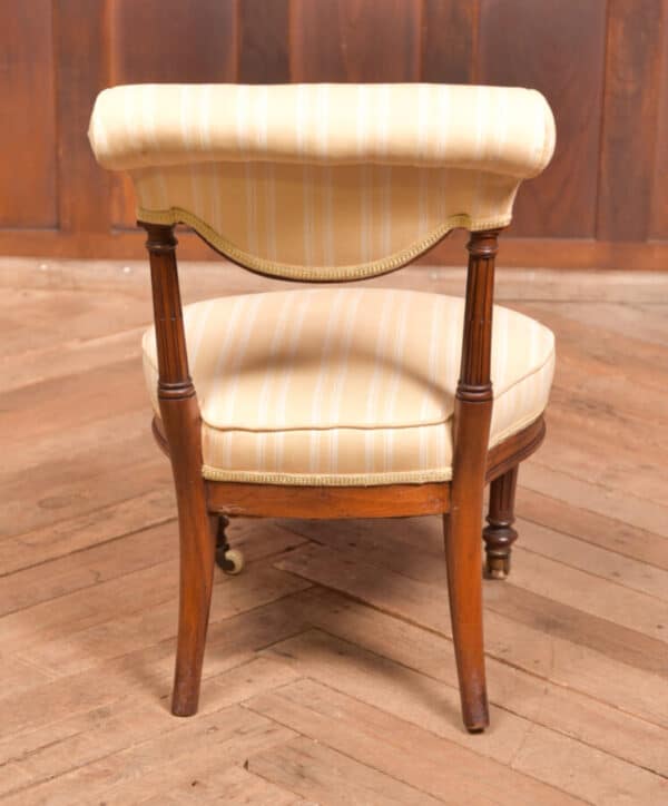 Edwardian Walnut Nursing Chair SAI2514 - Image 8