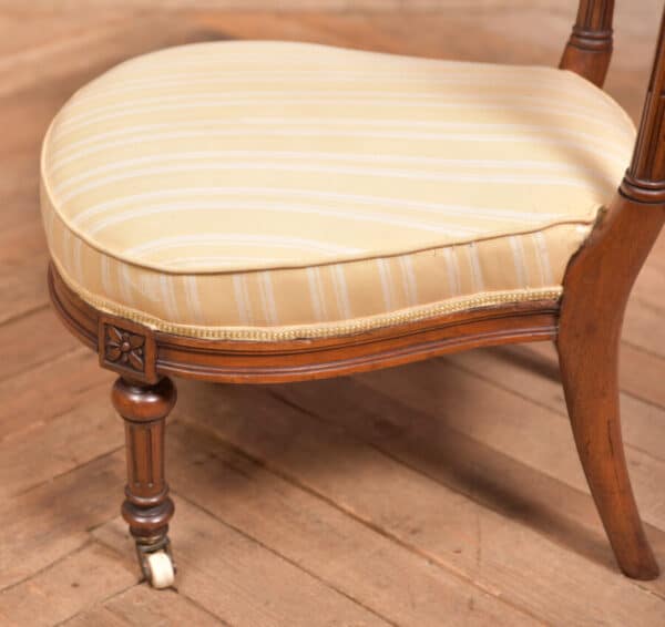 Edwardian Walnut Nursing Chair SAI2514 - Image 6