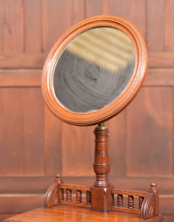 Edwardian Oak Shaving Stand SAI2513 - Image 2