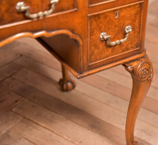 Edwardian Burr Walnut Writing Desk SAI2521 - Image 4