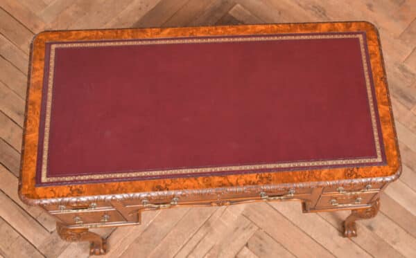 Edwardian Burr Walnut Writing Desk SAI2521 - Image 15