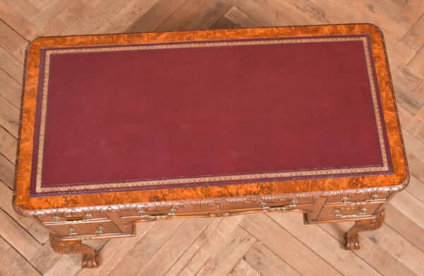 Edwardian Burr Walnut Writing Desk SAI2521 - Image 16
