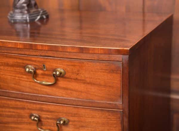 Georgian Mahogany Bowfront Chest Of Drawers SAI2515 - Image 3