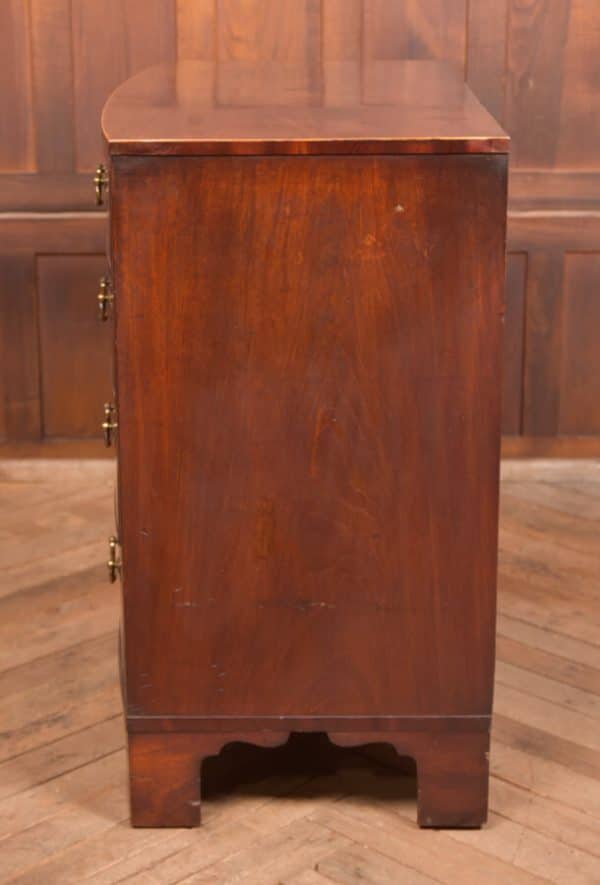 Georgian Mahogany Bowfront Chest Of Drawers SAI2515 - Image 10