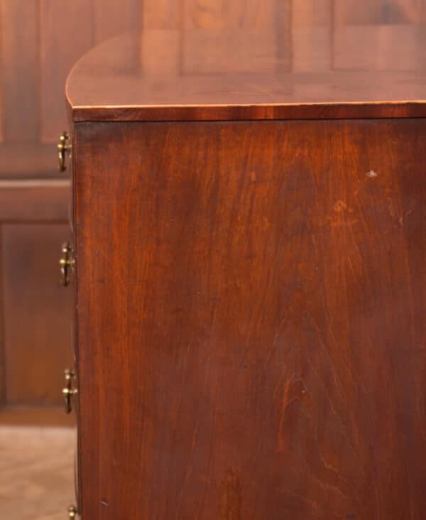 Georgian Mahogany Bowfront Chest Of Drawers SAI2515 Antique Draws 13