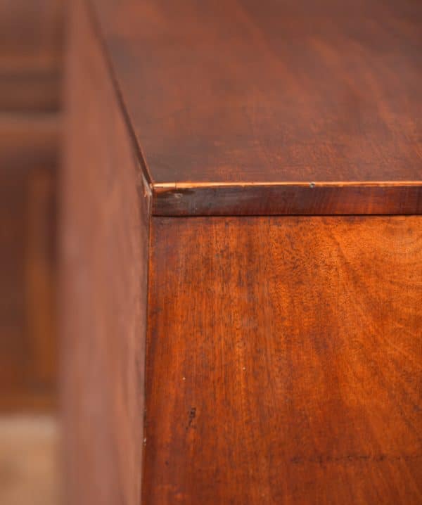 Georgian Mahogany Bowfront Chest Of Drawers SAI2515 - Image 15