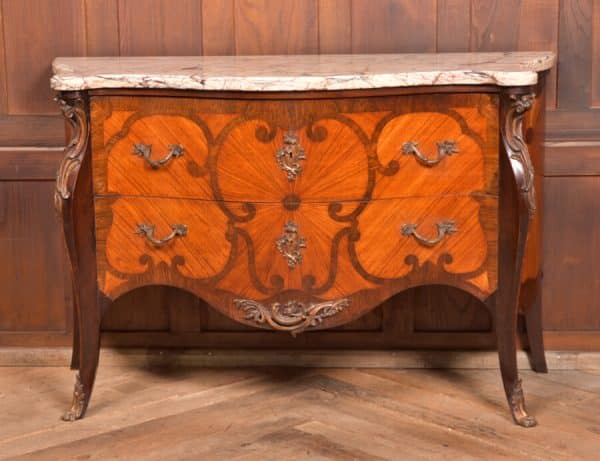 French Marble Top Chest Of Drawers SAI2516