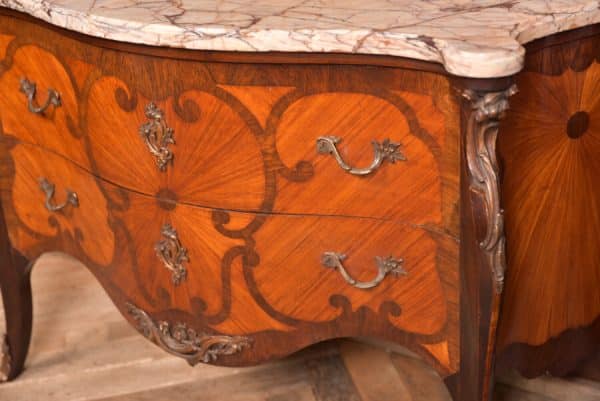 French Marble Top Chest Of Drawers SAI2516 Antique Draws 4