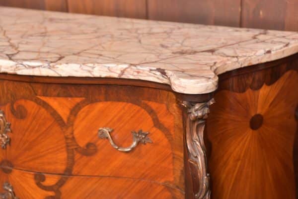 French Marble Top Chest Of Drawers SAI2516 Antique Draws 6