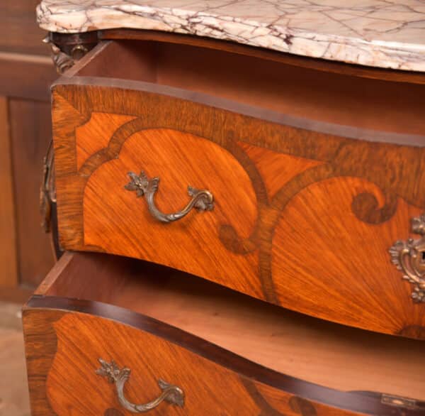 French Marble Top Chest Of Drawers SAI2516 - Image 14