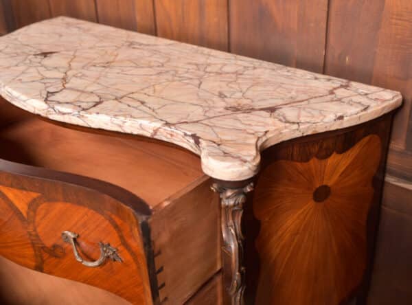 French Marble Top Chest Of Drawers SAI2516 - Image 12