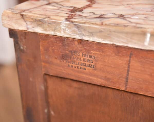 French Marble Top Chest Of Drawers SAI2516 - Image 18