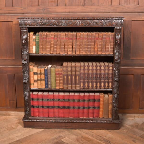 Edwardian Open Bookcase SAI2517 Antique Bookcases 3