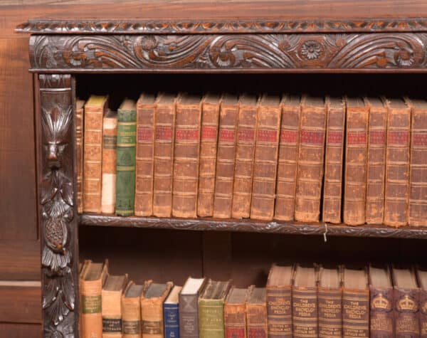 Edwardian Open Bookcase SAI2517 Antique Bookcases 8