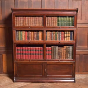 Mahogany Double Sectional Bookcase SAI2529 Antique Bookcases